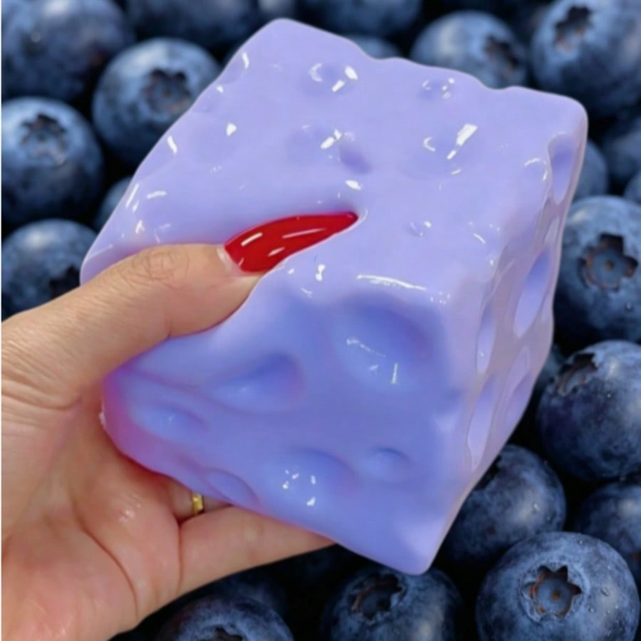 New Blueberry Color Cheese Squ - огляд і ціна Food & Snacks Coloring