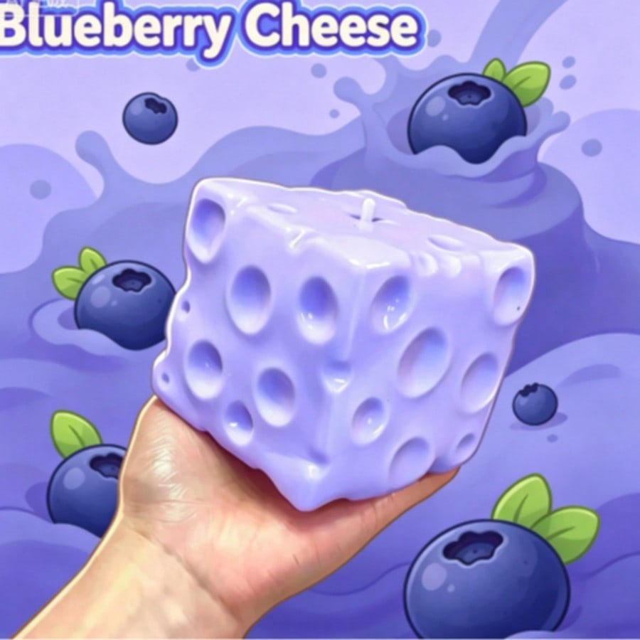New Blueberry Color Cheese Squ - огляд і ціна Food & Snacks Coloring