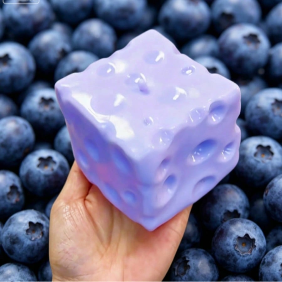 New Blueberry Color Cheese Squ - огляд і ціна Food & Snacks Coloring