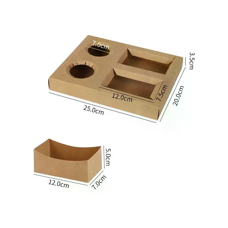 10 Pcs Kraft Paper Picnic Spri - огляд і ціна Food Packed Snacks