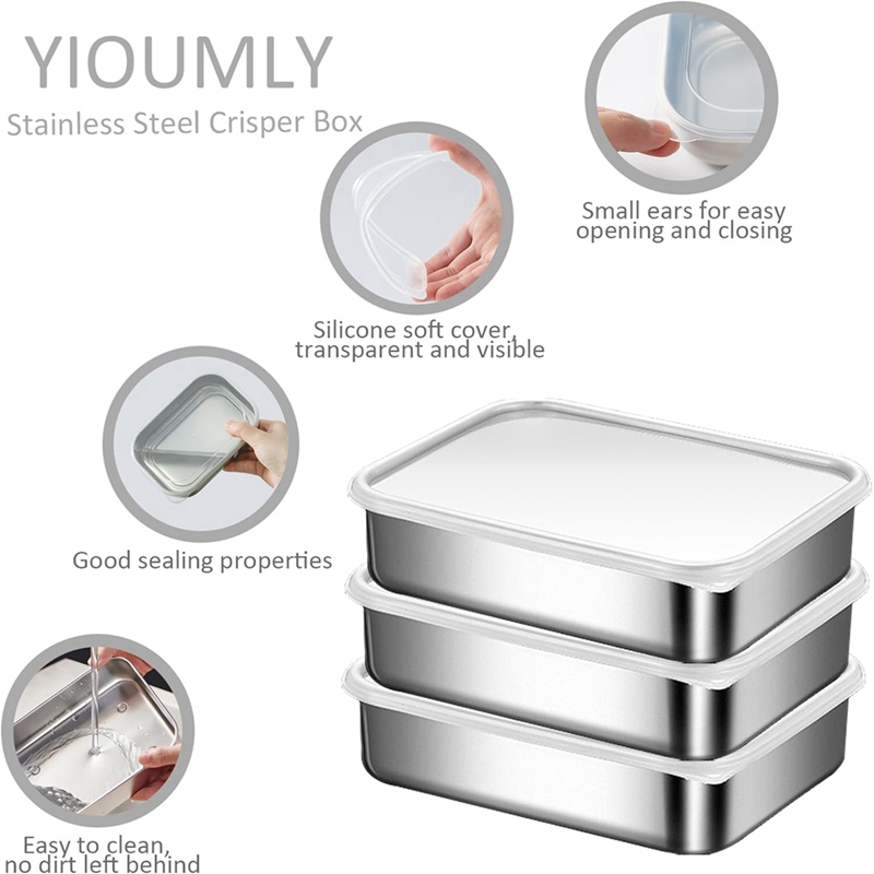 Stainless Steel Containers for - огляд і ціна Food & Snacks Coloring