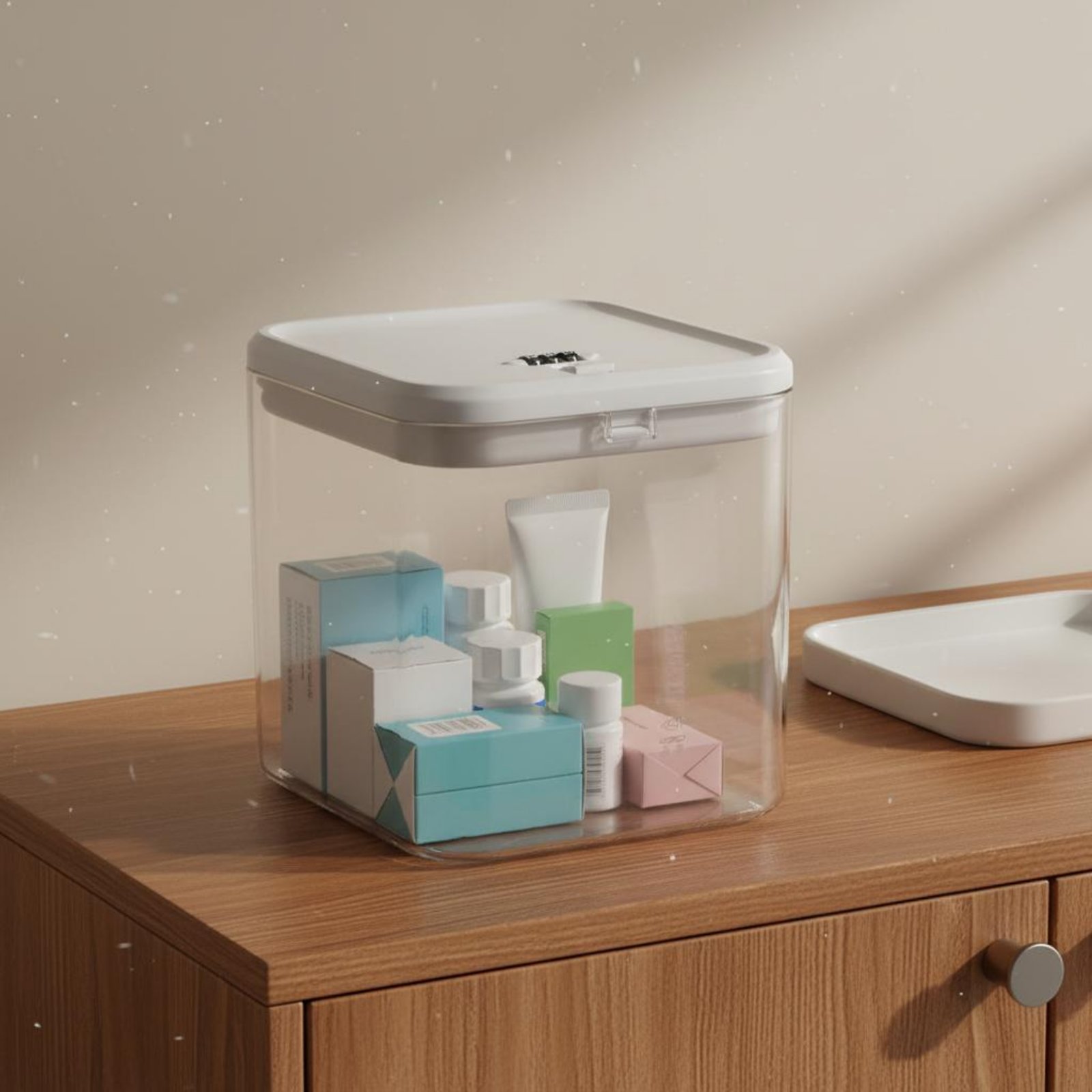 Clear Lockable Box Versatile L - огляд і ціна Food & Snacks Coloring