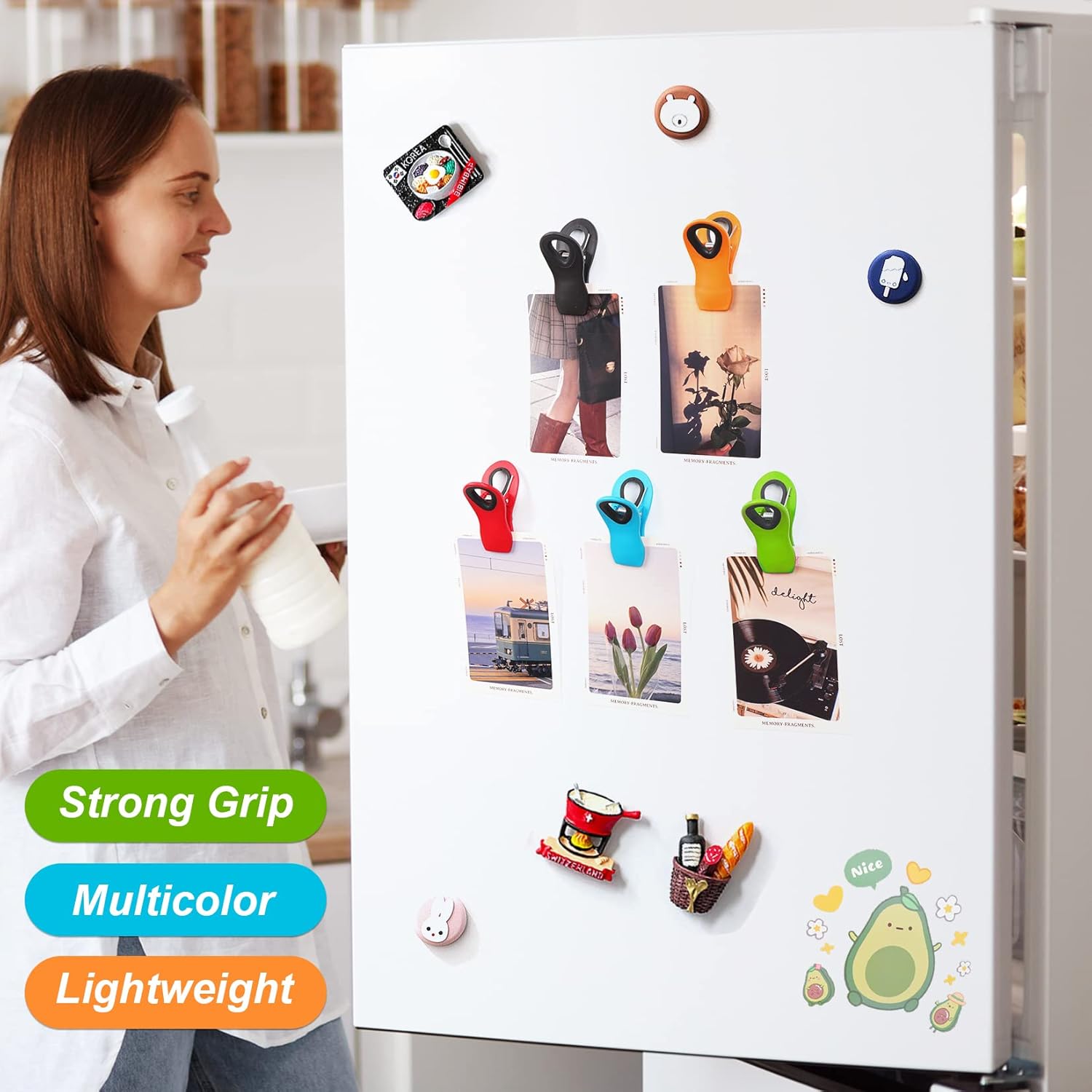 12 Pack Chip Clips for Food St - огляд і ціна Food Snacks Images