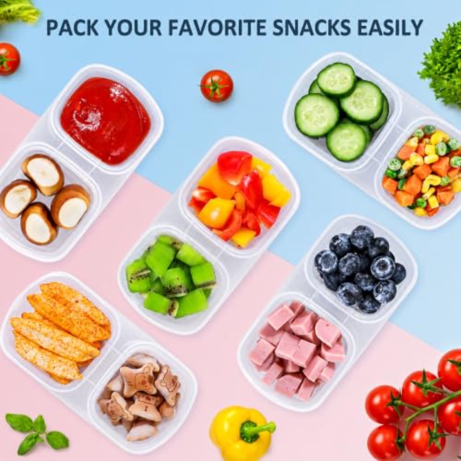 5-Pack Reusable Snack Containe - огляд і ціна Food Packed Snacks