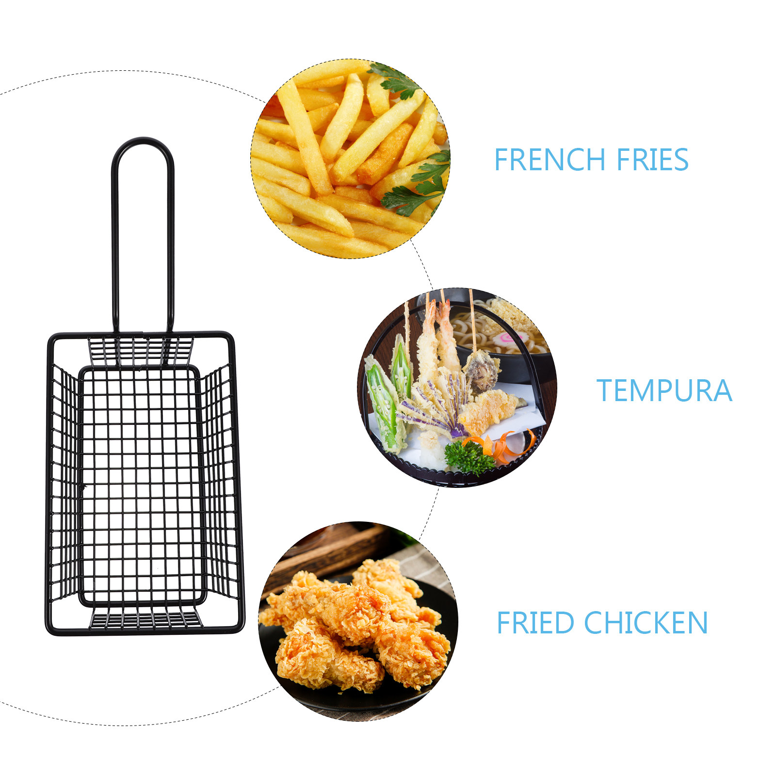 Fried Food Storage Basket High - огляд і ціна Food Snacks High In Iron