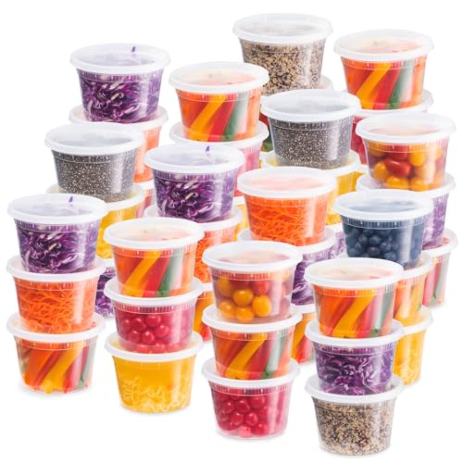 Plastic Deli Food Storage Cont - огляд і ціна Food Packed Snacks