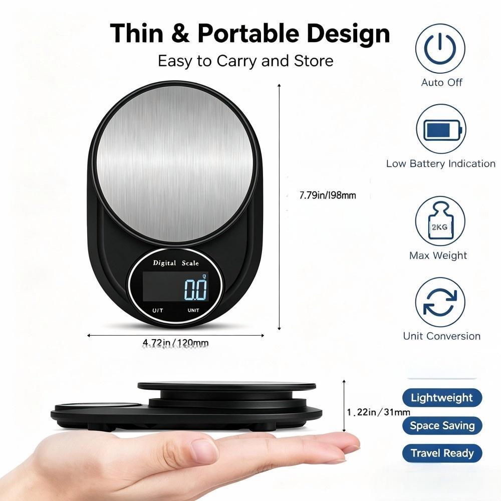 2KG 0.1g Mini Portable Digital - огляд і ціна Food & Snacks Coloring